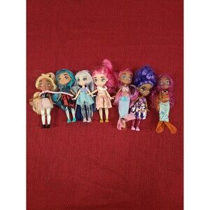 Hairdorables Hairmazing Mini Dolls Lot Of 7 Just Play